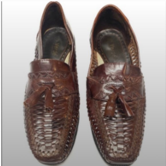 Tasseled Dark Brown Loafers Size 11 - Picture 3 of 6